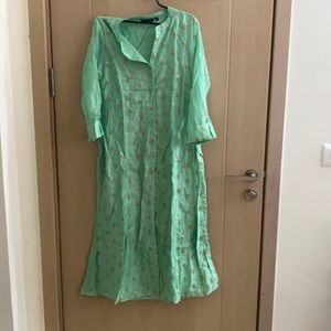 Melange ethnic kurta